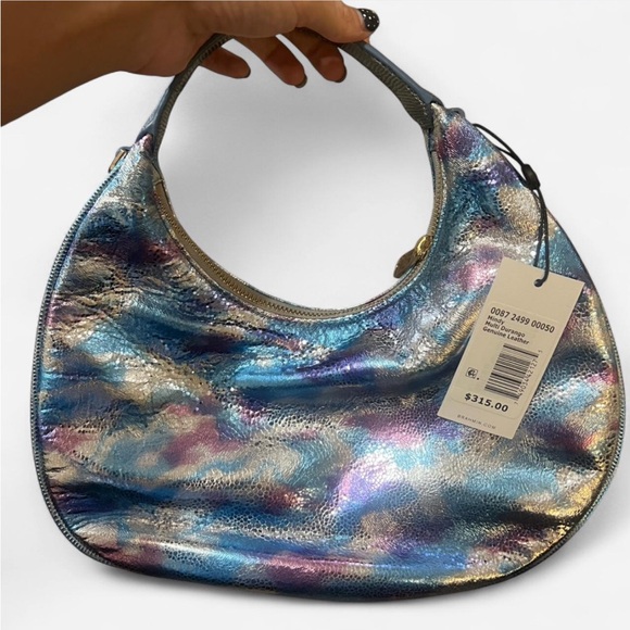 Brahmin Shimmering Multicolor Shoulder Bag Durango hobo bag new with tags - Picture 5 of 7